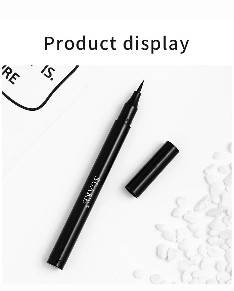 Eye Make-up Eyeliner Liquide Longue Durée Imperméable Non-décolorant Outils de Maquillage Beauté Séchage Rapide Eyeliner Anti-halo