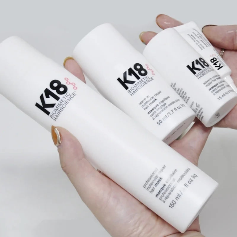 K18 Leave-In Molecular Keratin Treatment Repair Hair Mask Deep Conditioning Keratin Soften Hair Smoothing Healthy hair care .