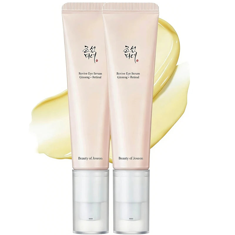 Crème Contour des Yeux au Ginseng Beauty of Joseon Coréenne avec Rétinal Antioxydant Raffermissant Réducteur de Rides et Estompant les Ridules