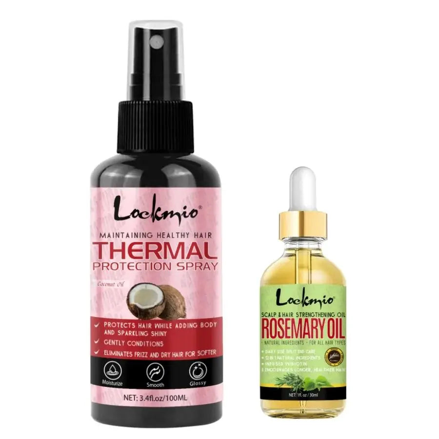 Spray de protection thermique pour cheveux abîmés
