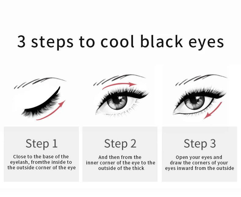 Eye Make-up Eyeliner Liquide Longue Durée Imperméable Non-décolorant Outils de Maquillage Beauté Séchage Rapide Eyeliner Anti-halo